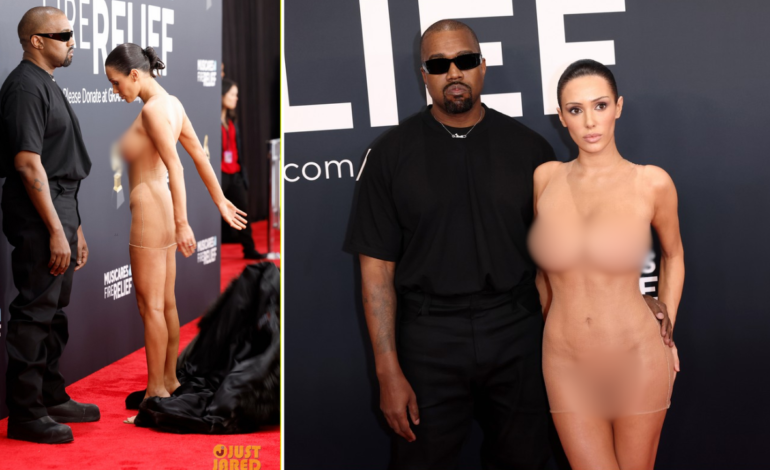 (Zh)veshja e Bianca Censori i trondit të gjithë, del nudo në Grammy