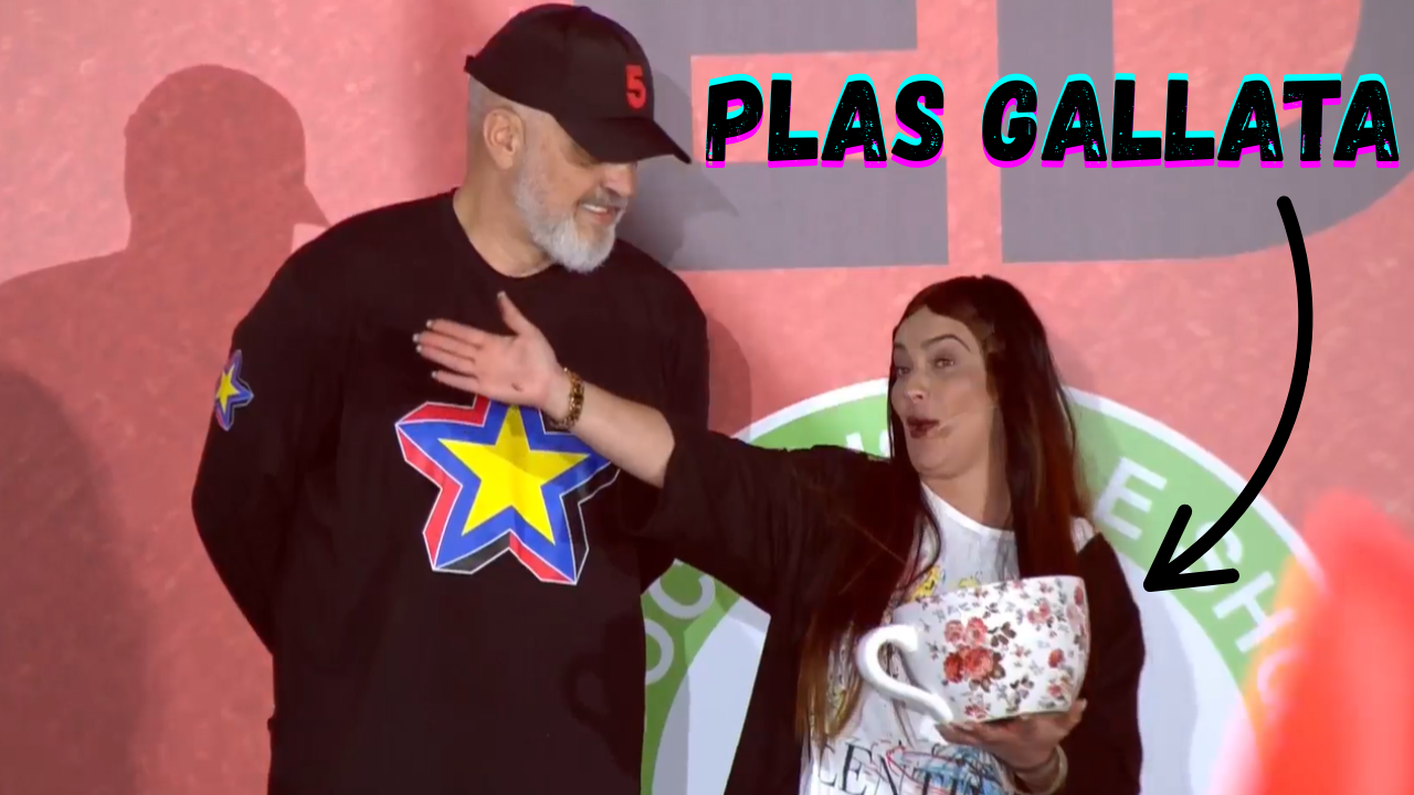 “Rrushe ku je ti”, Edi Rama gjen fallxhoren. Plas gallata në Fier (Video)