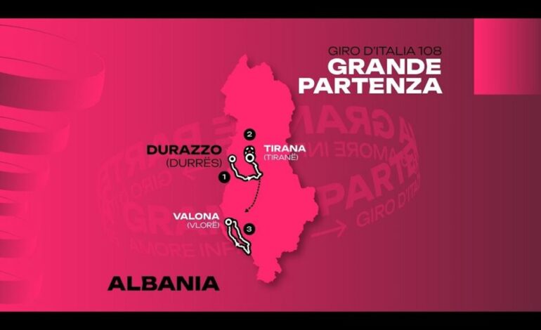 Giro d’Italia në Shqipëri, publikohet axhenda e 3 etapave të garës sportive