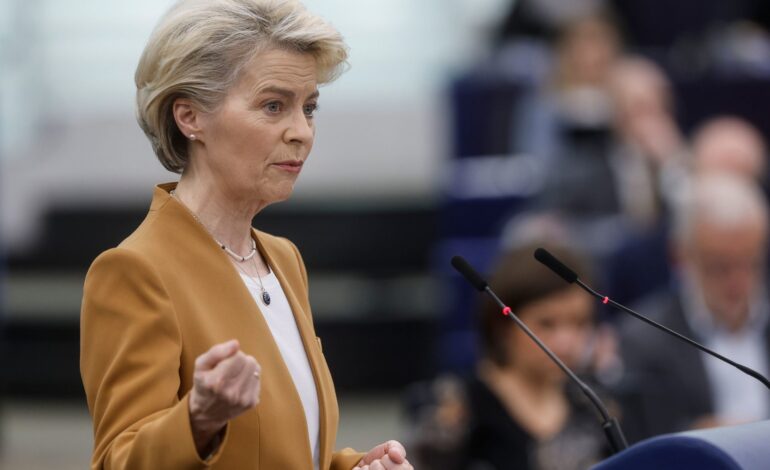 Von der Leyen në Tiranë: BE e gatshme të intensifikojë përpjekjet për dialog me Putin